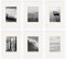 PHOTOLINI Cadre A4 21 x 30 bois MDF blanc, lot de 6 cadres photo avec passe-partout pour posters et affiches, verre acrylique incassable, décoration murale à suspendre, accessoires supplémentaires