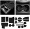 CupHolderHero fits Mazda CX5 Accessories 2017-2022 Premium Custom Interior Non-Slip Anti Dust Cup Holder Inserts, Center Console Liner Mats, Door Pocket Liners 17pc Set (Gray Trim)