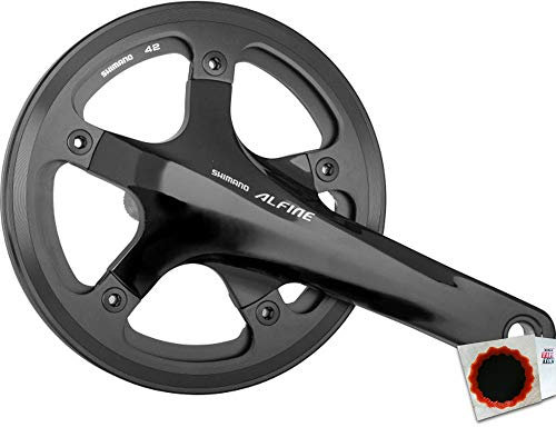 SHIMANO Kurbel ALFINE FC-S501 170mm 42Z. Kettenschutz Außen Innen schwarz