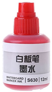 mdhsh 12 ml Nachfülltinte zum Nachfüllen von Tinten Whiteboard Markierungsstift Schwarz Rot Blau 3 Farben