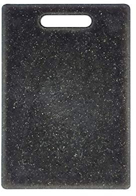 EUROXANTY Planche à Découper | Planche de Travail de Cuisine en Plastique | Lavable en Lave-Vaisselle Accessoires de Cuisine (Noir | 23 x 33 cm)