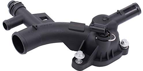 HouYeen Thermostat Water Outlet Housing with Sensor for Astra J Corsa D E Insignia A Meriva B Mokka X Zafira C 1.4
