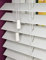 Faux Wood Window Venetian Blinds Blind 50mm Slats Trimmable String Design (White, 45 x 150 cm)