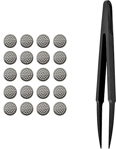 Earbuds Dust-Proof Steel Mesh with Glue Stainless in-Ear Earphones Replace Clean Net Filter dust Headphones Shell(3.7mm*10pairs)