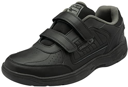 Gola Men's Belmont 2 Twin Bar Walking Shoe, Black, 10 UK