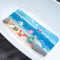 BOPPIE Tapis de Baignoire – Tapis de Bain antidérapant pour Sol, Lavable en Machine, Motif Dessin animé, 90 x 40 cm (Bateau Marin)