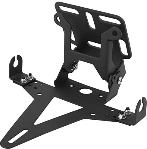 RUANI Motorcycle License Plate Holder,Universal Motorbike Tail Tidy Adjustable Number Eliminato Plate Frame Holder For Yzf R1 R3 R6 R15 R25 Fz6 Mt-07 Mt 07