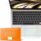 UPPERCASE GhostCover® Touch Premium Trackpad Schutzfolie mit matter Oberfläche, kompatibel mit 2022 M2 MacBook Air 13 Zoll, A2681, 2 Stück, matt klar