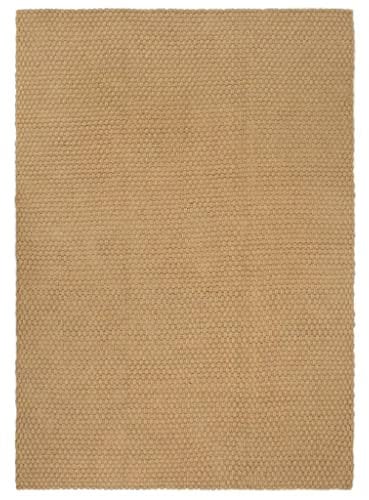 vidaXL Teppich, Bodenteppich mit Seilstrickmuster, Juteteppich für Wohnzimmer Schlafzimmer Eingangsbereich, Bodenmatte Matte, Rechteckig Natur Jute