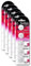 Uniross Pack de 5 x 5 Piles Lithium CR2430, 3V