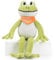 Schaffer 5731 Plüsch Frosch Quark 23cm