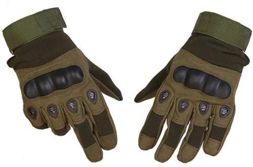 Kapmore Vollfinger-Handschuhe für Radfahren, Fitness, verstellbare, rutschfeste Kletterhandschuhe