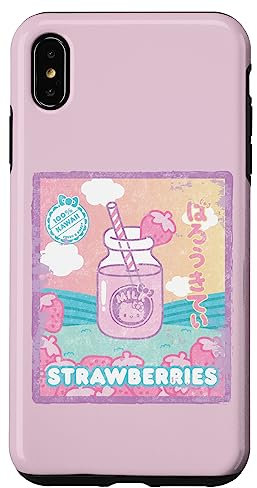 Hello Kitty Strawberry Milk Bottle Case for iPhone XS Max