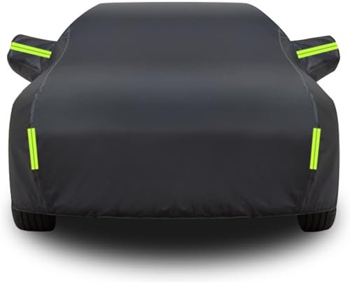 Wasserdicht Autoabdeckung für Mercedes Benz E - Class E320 2002-2009, Vollgarage Autoplane für Schützt vor Frost, Schnee und Sonne, Autozubehör, B/Black