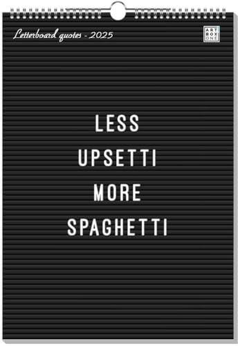 artboxONE Kalender 2026 Letterboard Quotes Wandkalender A3 2026 Lustig