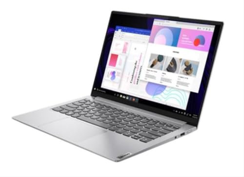 Lenovo Yoga Slim 7 Pro 14IHU5 14 Notebook, Intel i5-11320H 3.2Ghz (4.5Ghz Turbo), 8GB RAM, 512GB SSD, Intel Iris Xe Grafik, 3K 2880 x 1800, Windows 11 Home, Tastatur QWERTZ Deutsch, Silber