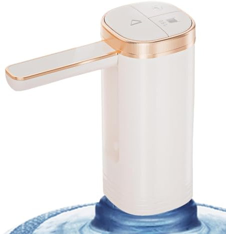 Bomba de agua potable, bomba de agua embotellada - Dispensador de agua portátil automático y recargable, de dispensador de agua embotellada seguro para camping, viajes, hogar