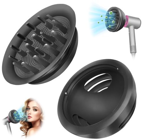 Jegehoyo Diffusor Aufsätze für Dyson Supersonic Serie Haartrockner, Diffusor Haare Locken Diffusor Föhn für Dyson Föhn HD01 HD02 HD03 HD04 HD05 HD07 HD08 HD14 HD15, Teil Nr. 973924-01