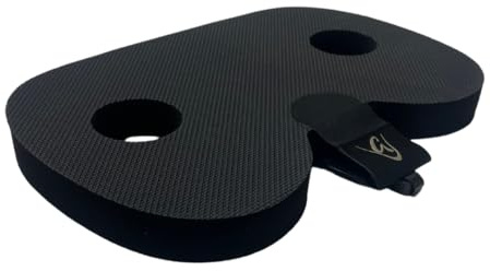 Godfrey Rudersitzpolster, rutschfestes, bequemes Sitzpolster für Boote und Rudergerät, optionaler Clip für Boot, perfekt für Concept2, Peloton, Hydrow und Water Rowers