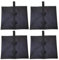 Tente de tente pour auvent - 4 tentes de plage - Stabilisateur rechargeable réutilisable et coupe-vent - Pour parasols - Portable et imperméable