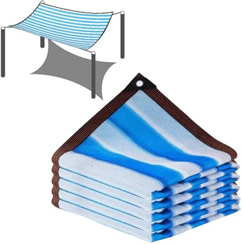 Premium UV-beständiges Schattenstoff-Baldachin, 1 x 3,0 m, atmungsaktives Sonnenschutznetz für Garten, Terrasse, Carport, Gewächshaus, Outdoor-Plane, Markise, Segel
