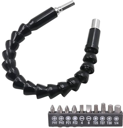 Schraubenzieher-Gelenk, elektrische Bohrmaschine, Eckgerät, 300 mm, flexibler Schaft, Verbindungsstangenhülse, Werkzeug, Anziehschrauben, flexible Schaft-Bits, Verlängerung