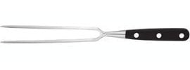 Stellar Classic Large Carving Fork with 2 Prongs, 18cm / 7, Carbon Stainless Steel, Dishwasher Safe