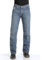 Cinch Men's White Label Relaxed Fit Jean, Light Stone Wash, 44W x 30L