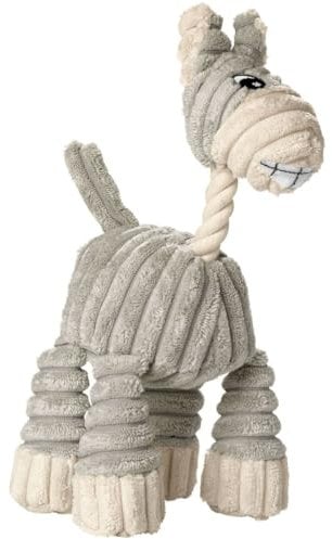 HUNTER HUGGLY DONKEY Hundespielzeug, Plüsch, Esel, 25 cm, grau