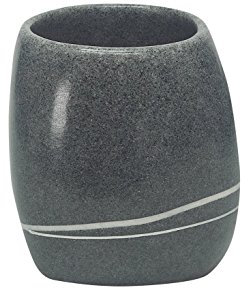 Kleine Wolke Zahnputzbecher Stones Dunkelgrau