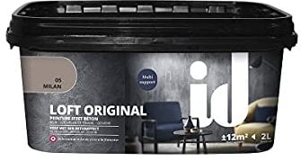 Pintura de pared efecto Hormigon Loft Beton .- 2 litros - color Milan