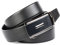 Anthoni Crown Designer Herrengürtel Leder schwarz 3,5 cm Breite Automatik 85cm-120cm/3AT10 (100)