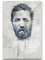 Paul Sinus Art Tom-Hardy I 90x60cm auf Leinwand gespannt fertig zum aufhängen