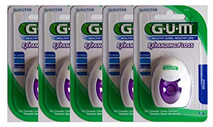 GUM Lot de 5 câbles de sécurité dentaire Expanding 30 m