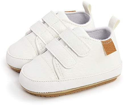 MK MATT KEELY Zapatos Bebé Niña Niños Primeros Pasos Zapatillas Antideslizantes de Cuero Suave de PU 6-12 Meses