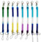 Porte-Clés à Ressorts à Spirale,8 pcs Attache Porte Clé Porte Clef Spirale Extensible Porte Cle Ressort Cordon Ressort Porte Clef Corde,pour Hommes Femmes et Enfants