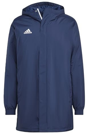 adidas Herren Entrada 22 Stadium Jacket, Team Navy Blue 2, M Tall