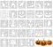 28pcs Pochoir Halloween, Pochoirs de Peinture Éléments Fantômes d'Araignée Chauve-Souris Citrouille Pochoir pour Scrapbooking DIY Artisanat Décoration Murale en Bois