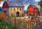 Grafika - Chuck Pinson, The Bluebirds' Song - 2000 Teile Puzzle - Bauernhof und Idyllische Landschaft auf dem Land - Puzzle für Erwachsene