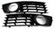 Rejilla de luz antiniebla de nido de abeja para Audi A4 B6 2001-2005 8E0807681 8E0807682 (Izquierda)
