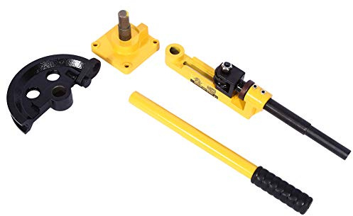 TIKATARER Piegatubi Manuale, Attrezzo Piegatubi a Leva con Acciaio Al Carbonio, 7 Matrici di Diverse Dimensioni, Adatto per Realizzare Roll Bar, Telai, Mobili, Tende Sole e Tettoie