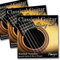 3 paquetes de cuerdas de nailon para guitarra clásica Adagio Pro
