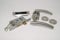 ArcWare Architectural Limited Arched T Bar Lever Door Handle On Rose, Satin Stainless Steel, Internal 3 Lever Lock set.