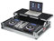 Gator Cases GTOUR DJ Cases Custodia universale per controller DJ di medie dimensioni con piattaforma scorrevole per laptop, G-TOURDSPUNICNTLB