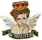 Fashion Große Stickerei Engel Fee Amor Baby Rücken Patches Flügel Krone Motiv Applique für Kleidung verziert 1 Stück