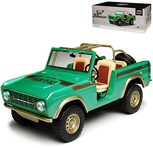 Greenlight Ford Bronco Grün Twin Peakes 1. Generation 1966-1977 1/18 Modell Auto