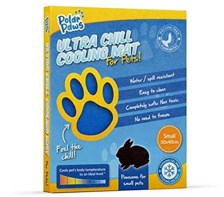PawPride Dog Cooling Mat - Cooling Mat for Dogs - Pressure-activated Cool Gel Technology Cool Mat for Dogs - Dog Summer Essentials - Non Toxic - Small