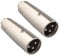 Jopto 2 Adattatori Da XLR a Rca per Microfono, Adattatore a 3 Pin XLR Maschio a Rca Femmina, Placcato In Metallo Da XLR a Phono