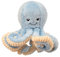 FeiWen Krake Plüschtier Stofftier Geschenk Elastischer Tentakel Inneneinrichtung (Blau, 60cm)