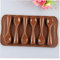 Silicone Spoon Shape Chocolate Cake Mould Sugar Candy Decorating Baking Mold for Kitchen 1pc
